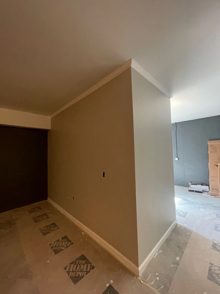 Interior hallway - painted walls with accent color - Cleveland, TN