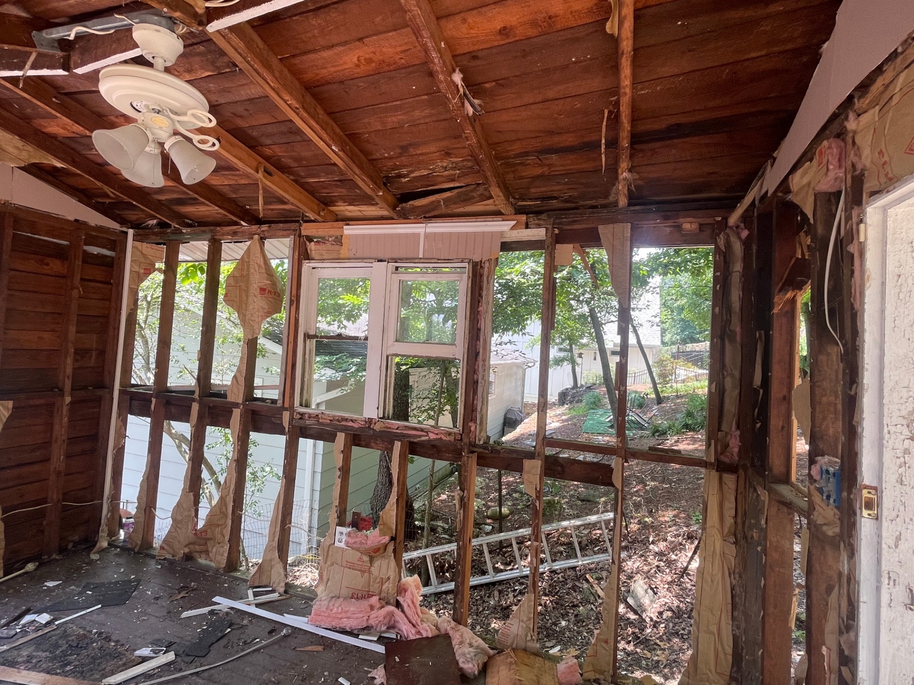 Structure stripped to foundation - Cleveland, TN