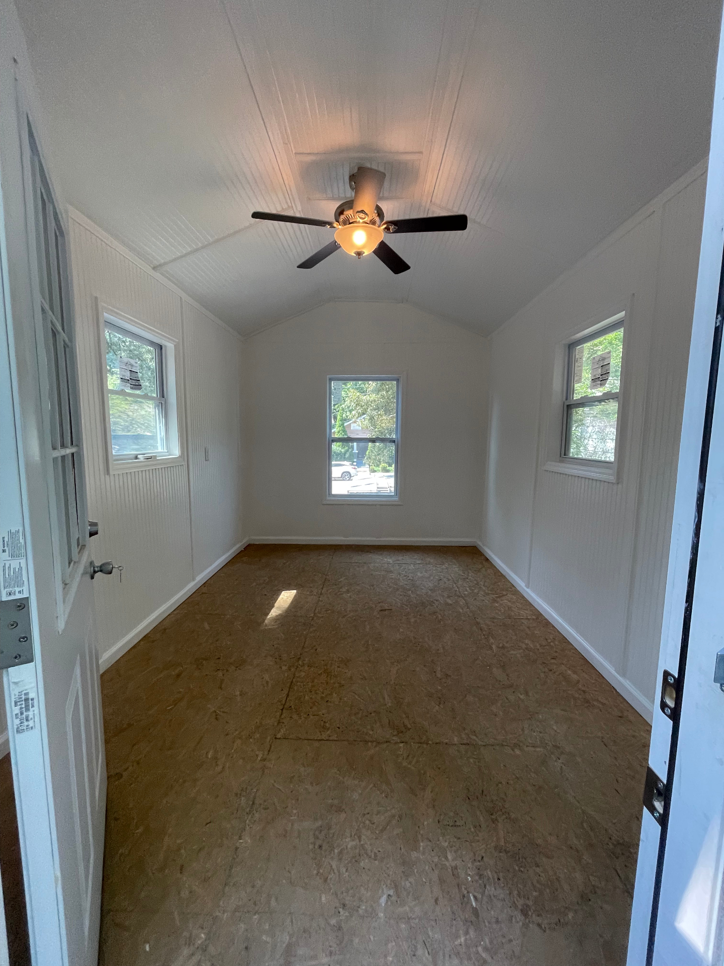 Finished upper level with beadboard, ceiling fan and trim - Cleveland, TN