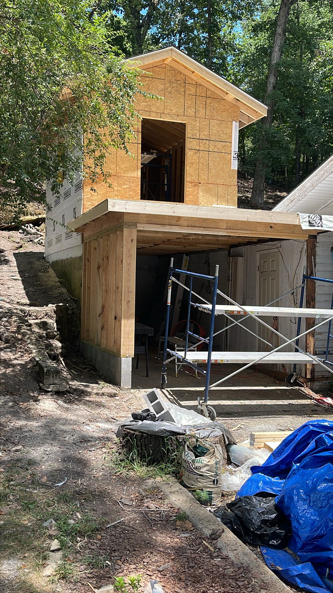 Two-story structure taking shape - Cleveland, TN