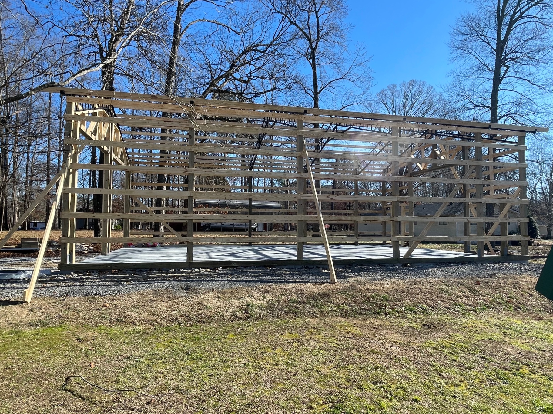 Rear side framing with purlins and girts - Cleveland, TN